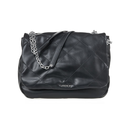 Verde Γυναικεία Τσάντα Ώμου 16-7357 Μαύρο